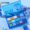 ucanbe眼影盘小彩色蓝绿色大地哑光夏天眼影ins超火国货彩妆玩妆