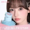 JILLLEEN单色柔雾腮红盘高光修容女蜜桃腮蓝腮紫哑光提亮膨胀色