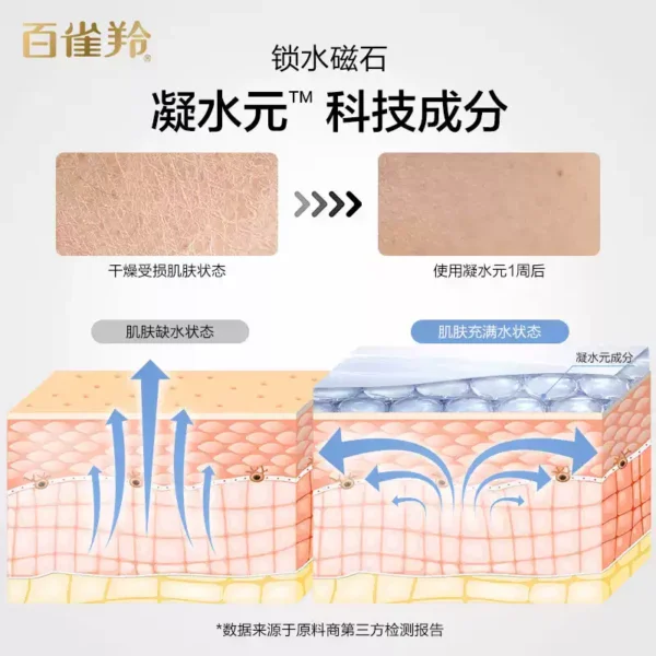 【618抢先购】百雀羚水清漾水乳套装草本补水保湿护肤品官方正品