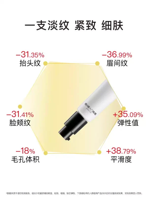 John Jeff0.1%维A醇入门晚霜抗皱紧致淡化细纹视黄醇烟酰胺姐夫