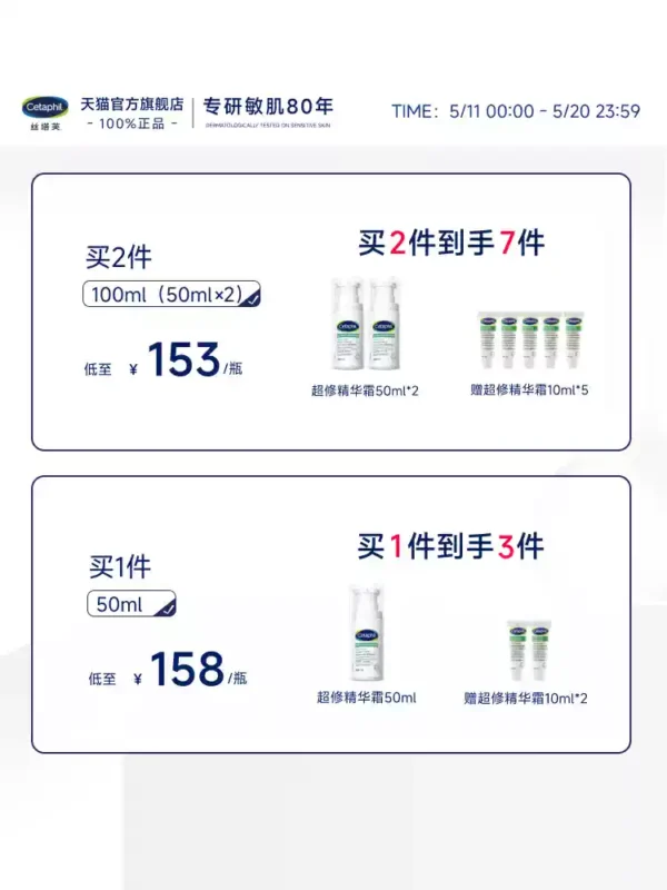 O1CN01k9LykP2D6XSiufujM_2519768560.png_q50.jpg_.webp 丝塔芙cetaphil超修精华霜舒缓修护敏感肌屏障轻盈补水保湿面霜